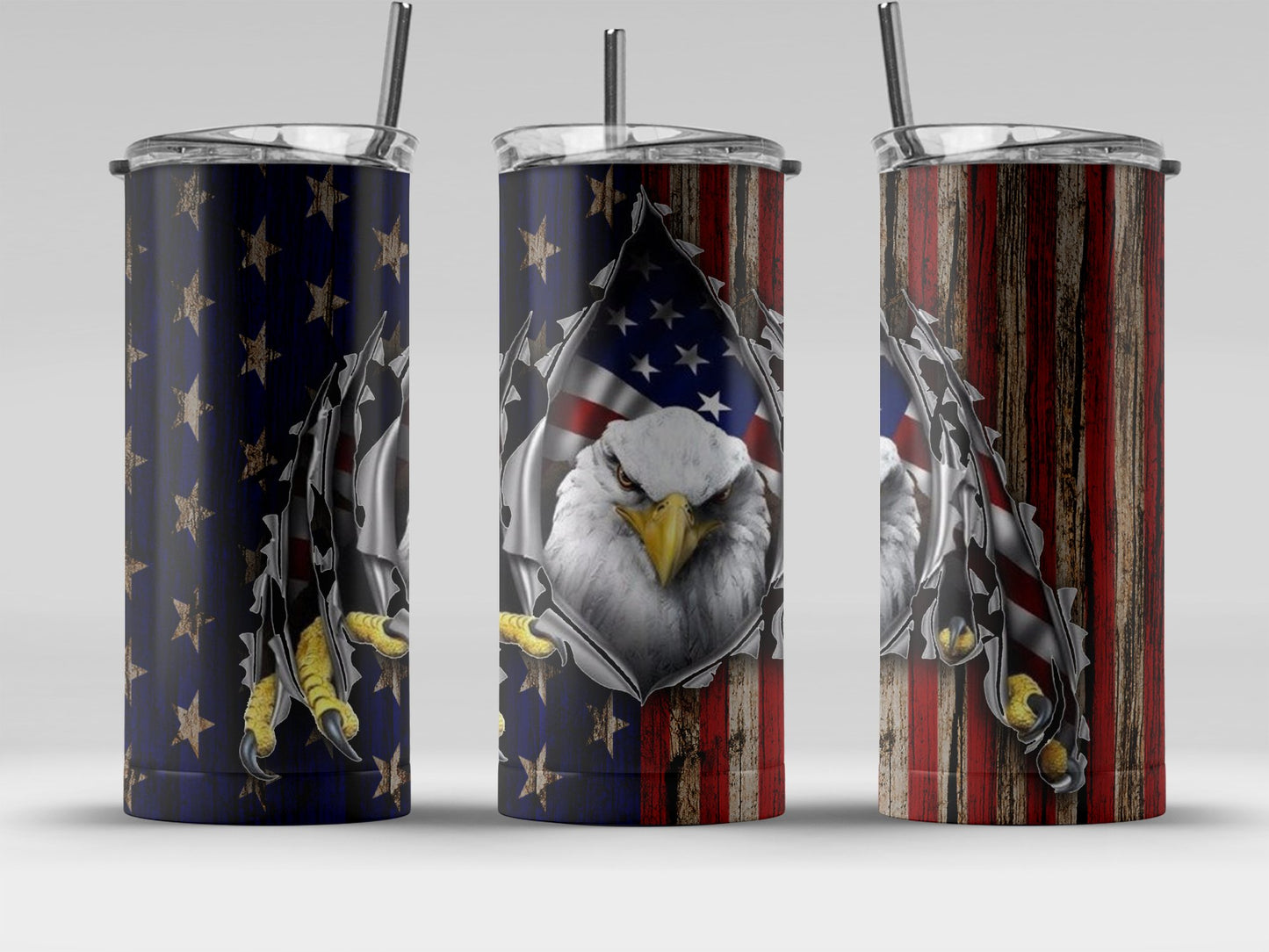 American Flag Bald Eagle Patriotic Tumbler product