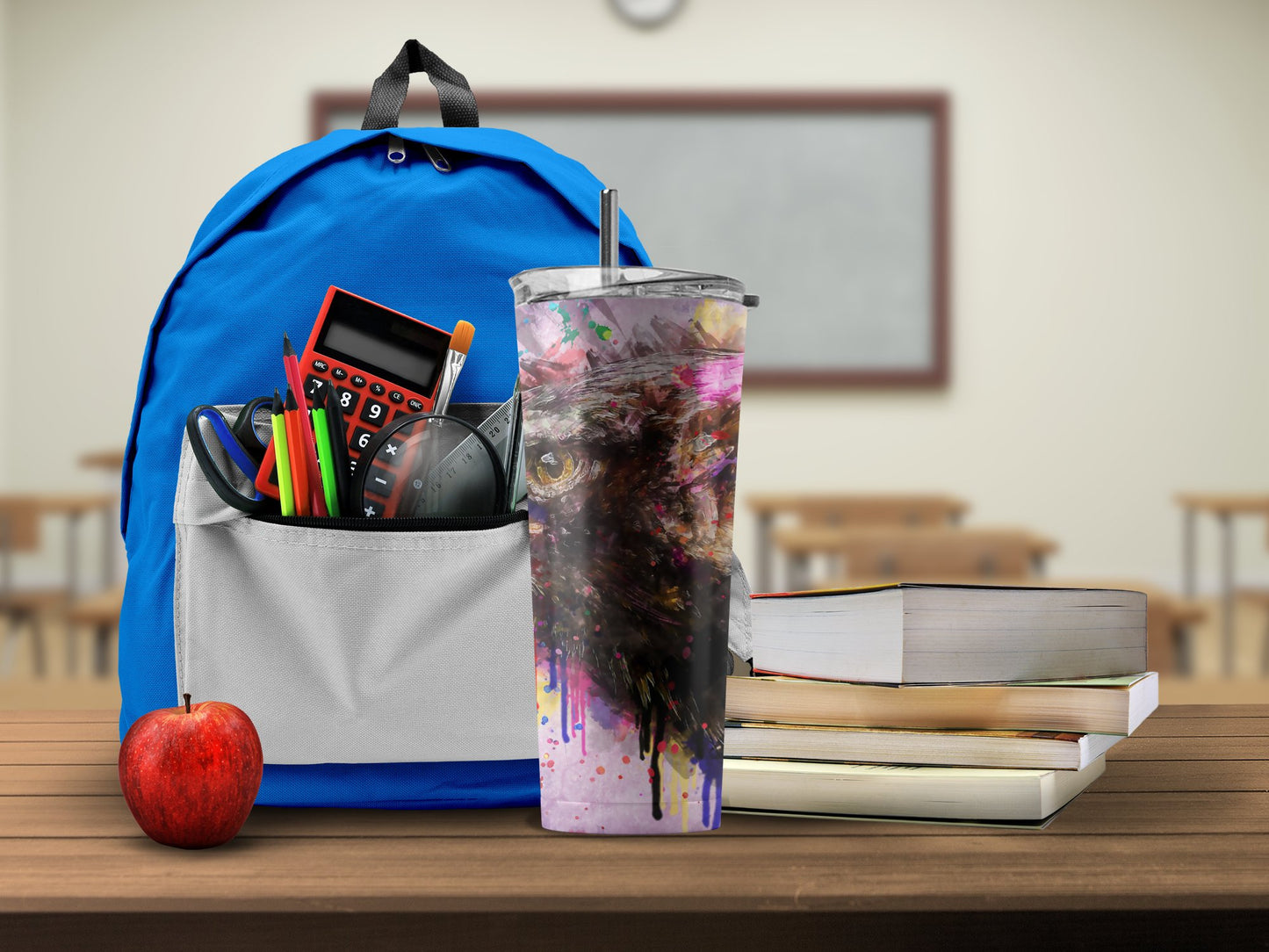 School Essentials Featuring Backpack and Tumbler product