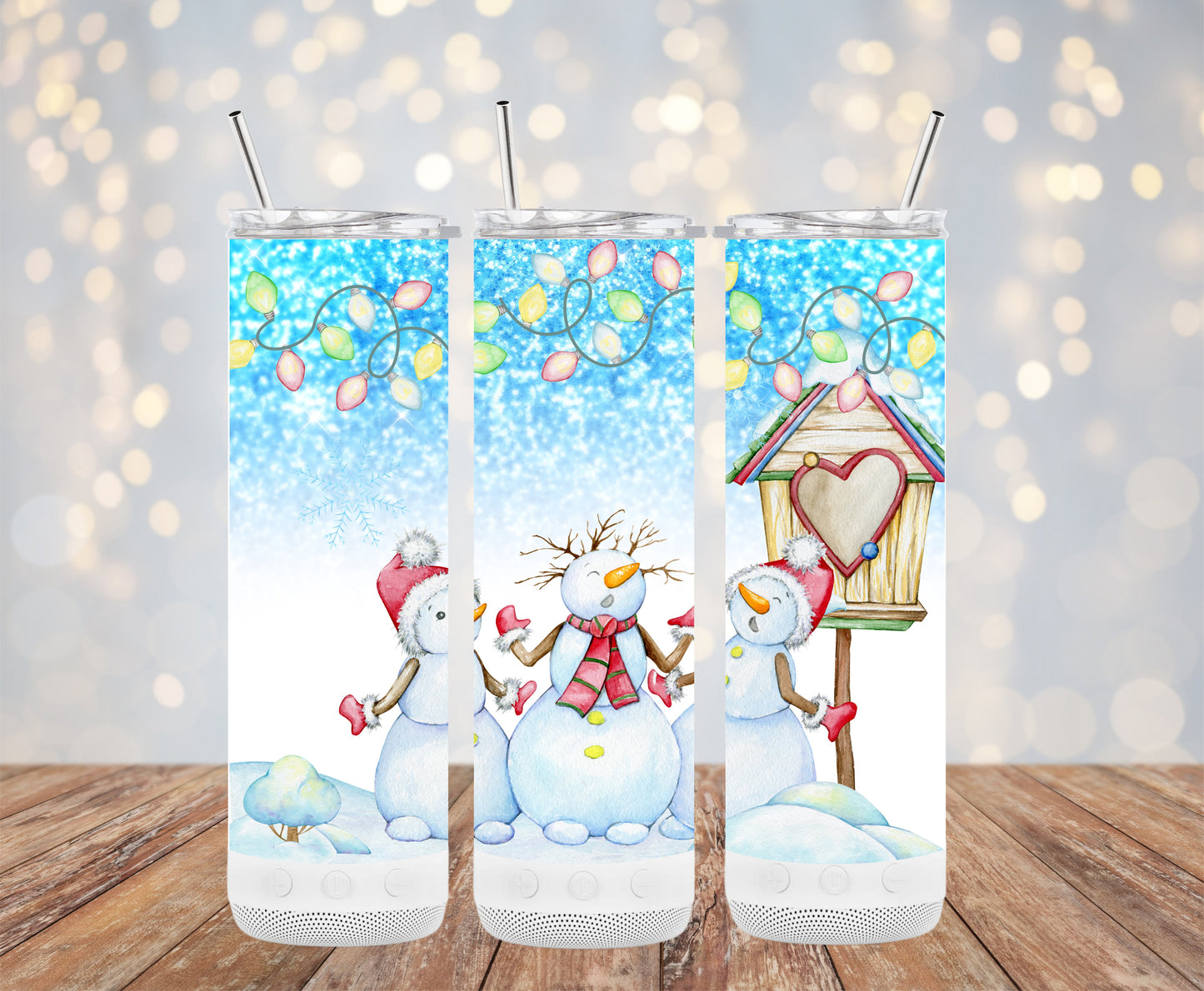 Snowmen Magical Winter Wonderland Festive Scene Tumblers 6216197