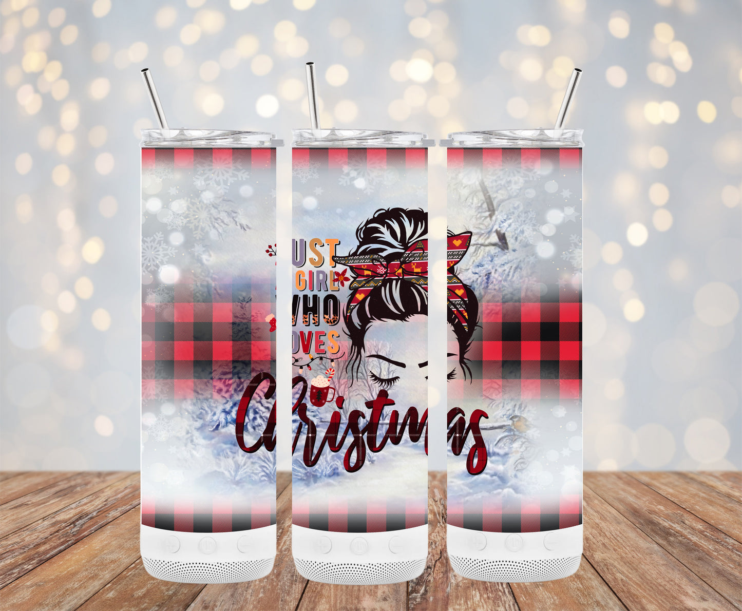 Just A Girl Who Loves Christmas Tumblers 6216163