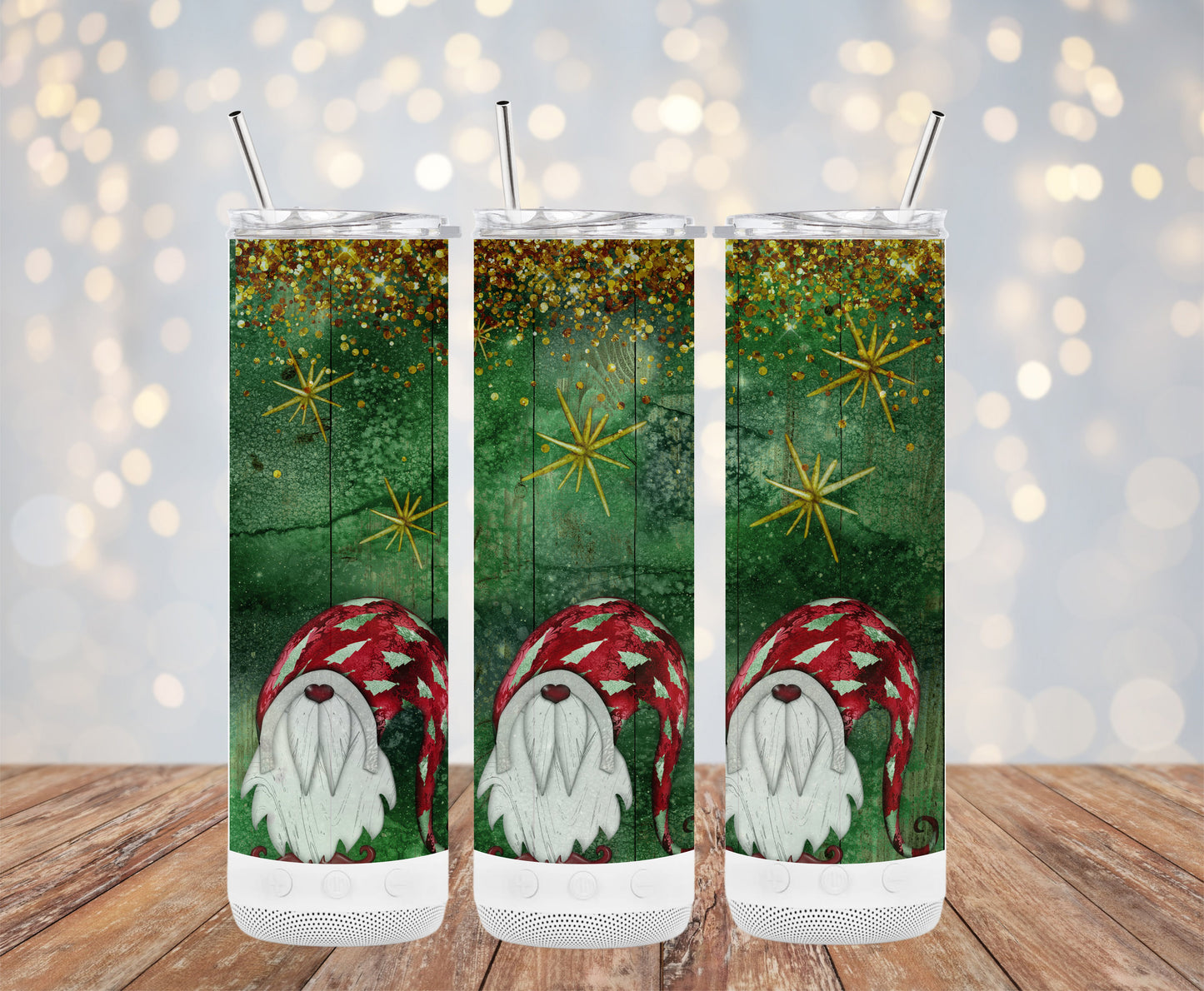 Christmas Gnome Green Festive Holiday Design Tumblers 6216208