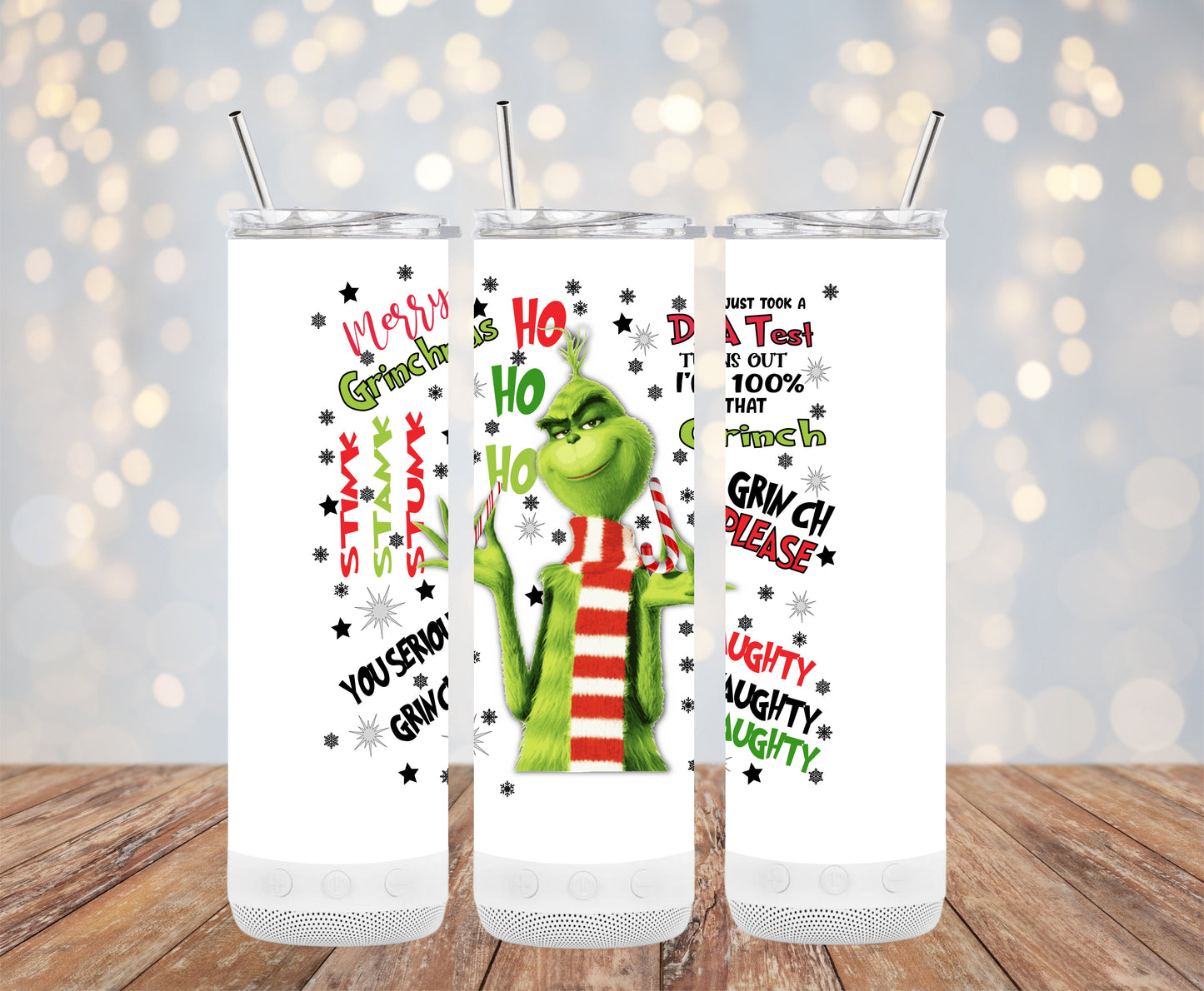 Grinch Christmas Naughty Ho Ho Ho Funny Tumblers 6216252