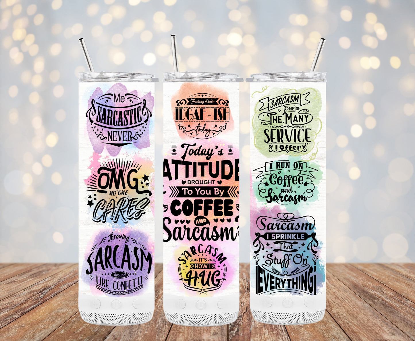 Funny Sarcastic Quotes on Tumblers Drinkware Product