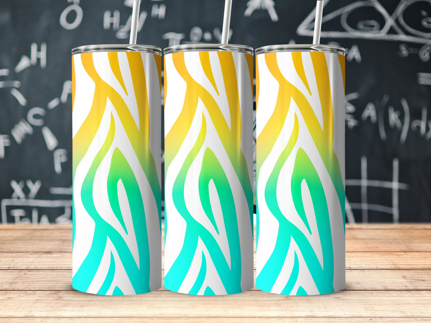 Vibrant Abstract Patterned Tumblers Drinkware Product