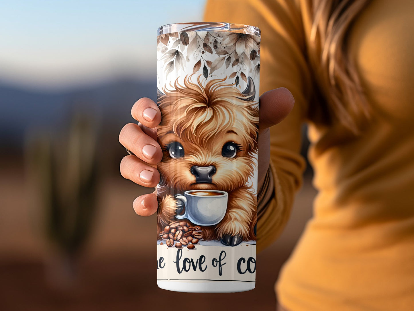 Cute Puppy with Coffee Quote Tumbler Product Type