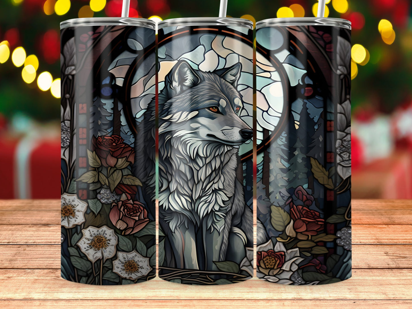 Majestic Wolf Art Insulated Beverage Holder product
