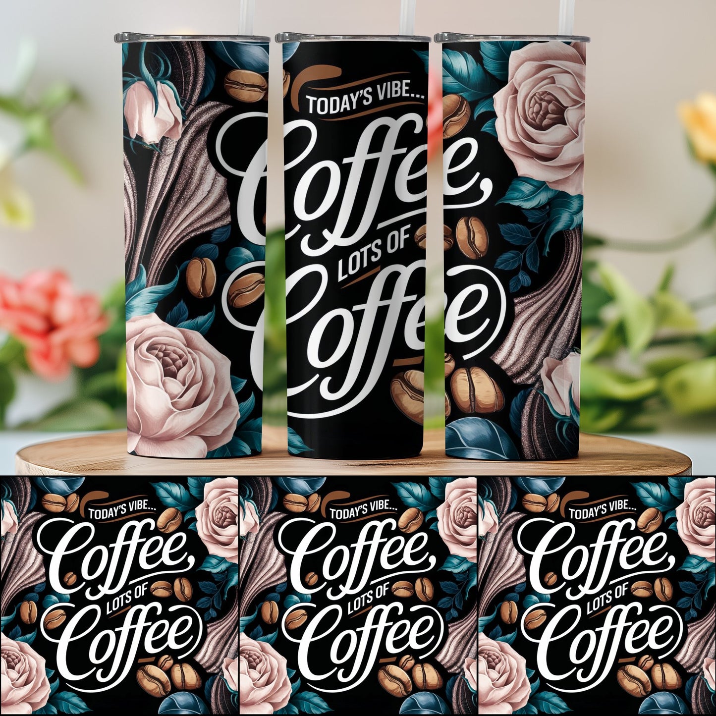 Today's Vibe Coffee Lots of Coffee Tumbler product