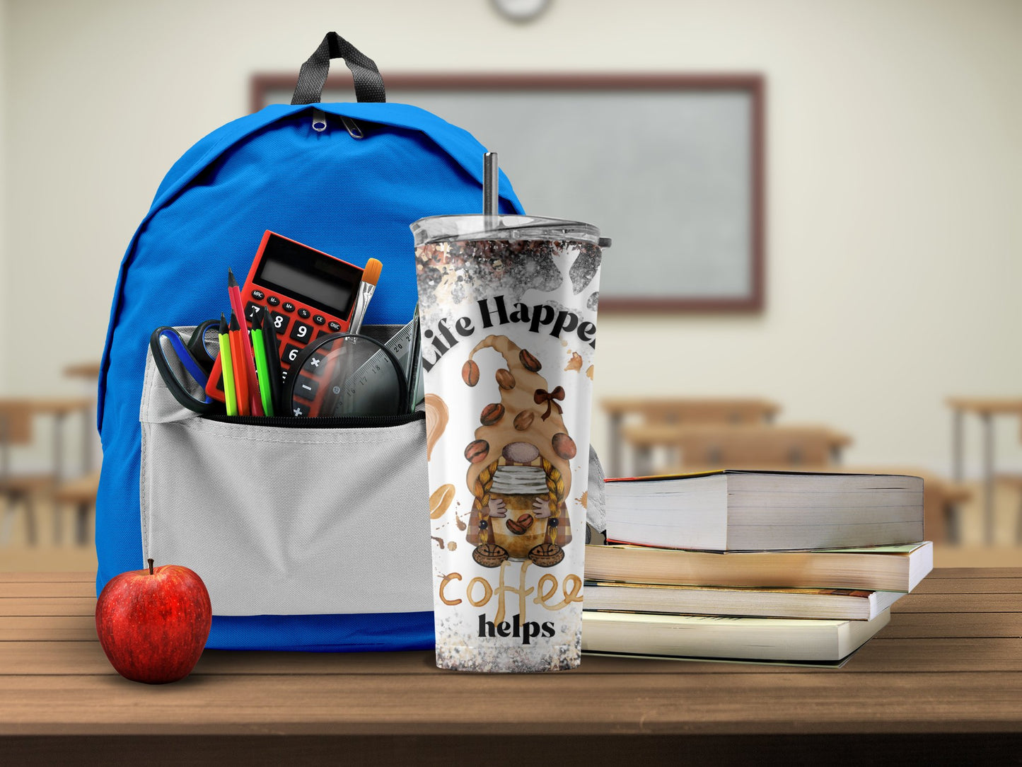 Life Happens Coffee Helps Insulated Tumbler product