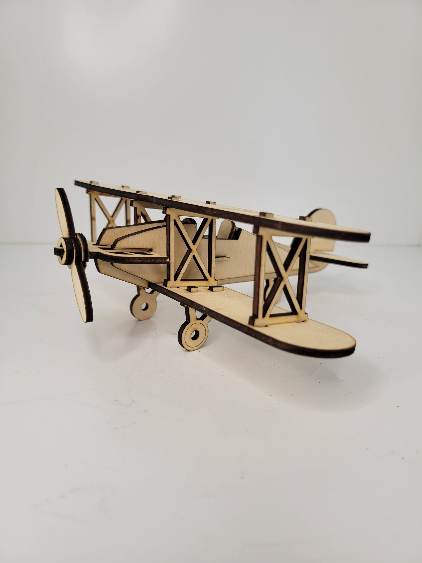 Handmade Wooden Airplane Model Craft Toy
