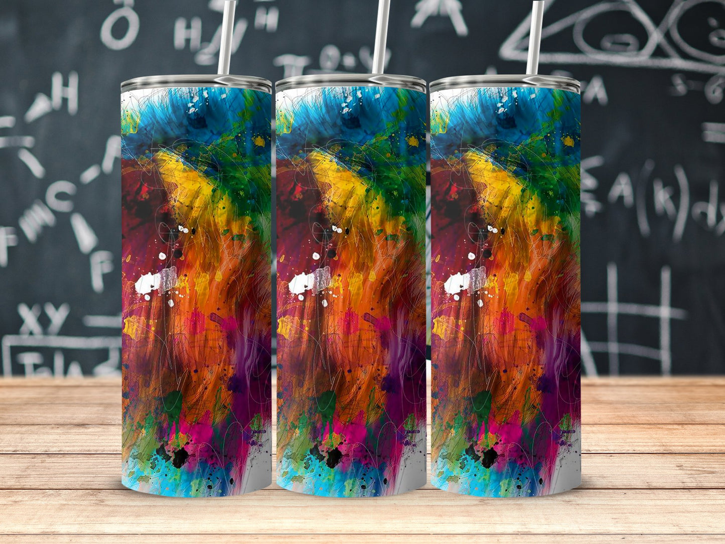 Vibrant Abstract Design Insulated Tumbler product