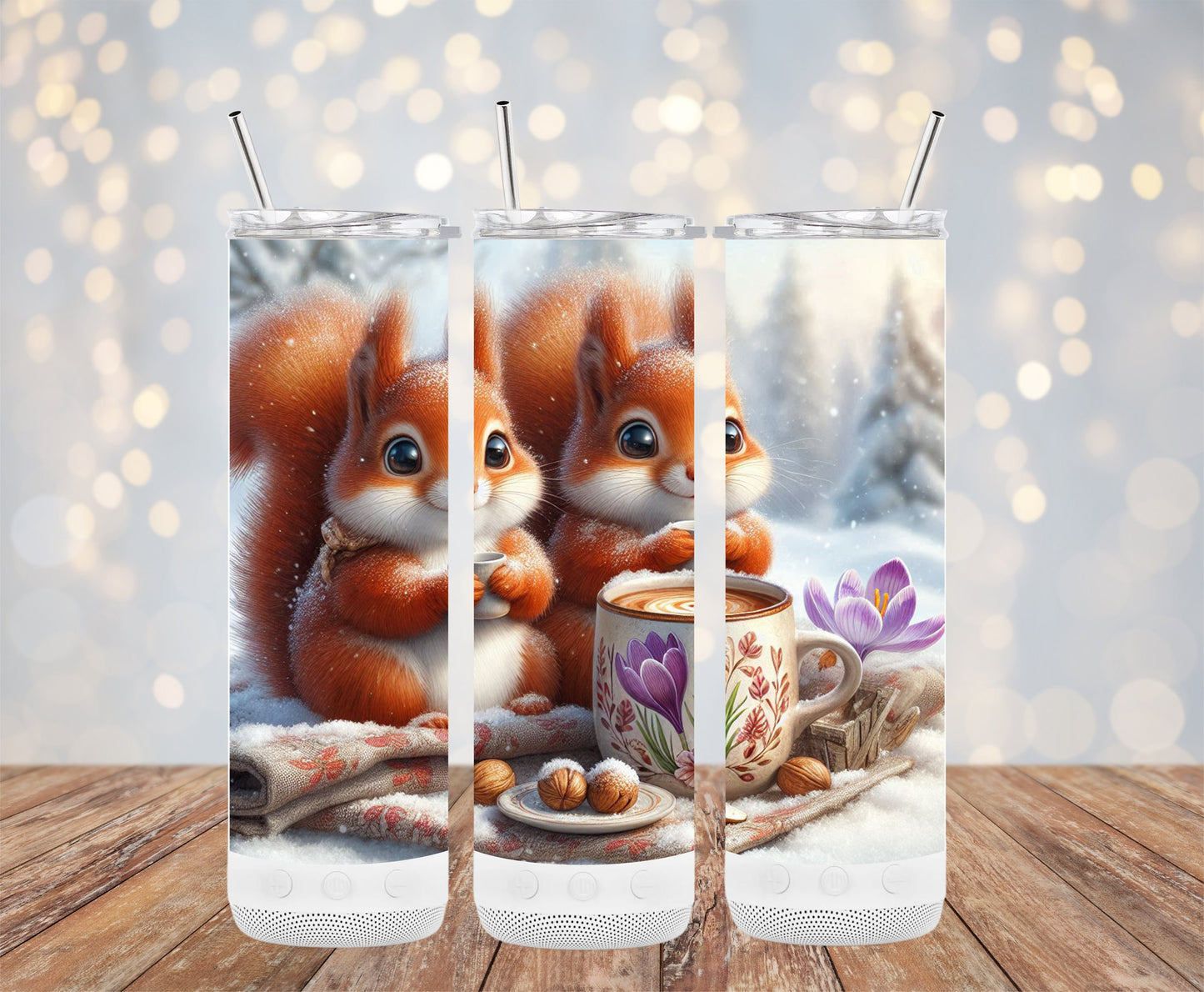 Winter Squirrel Art Insulated Tumbler product type