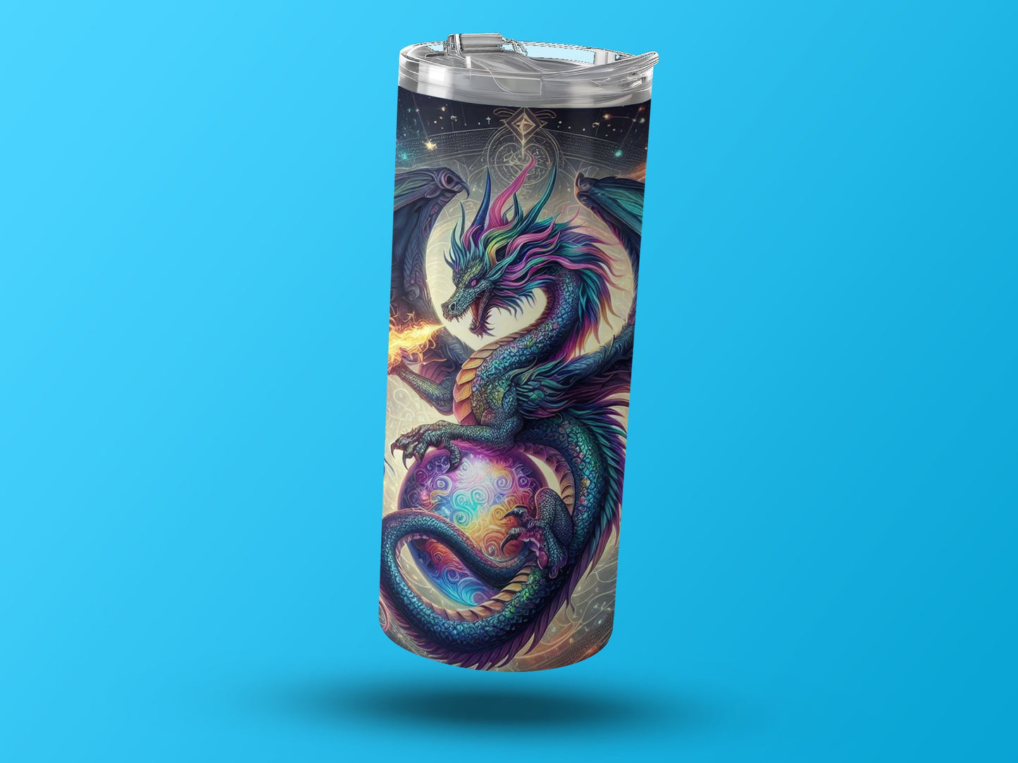 Dragon and Moon Fantasy Tumbler Design product type