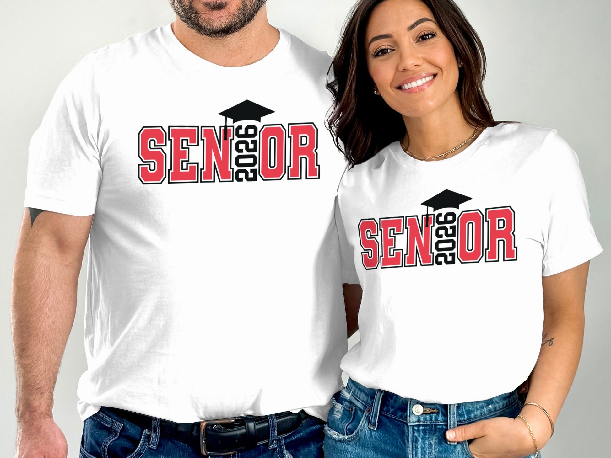 Senior 2026 Graduation T-Shirt Couple Matching product