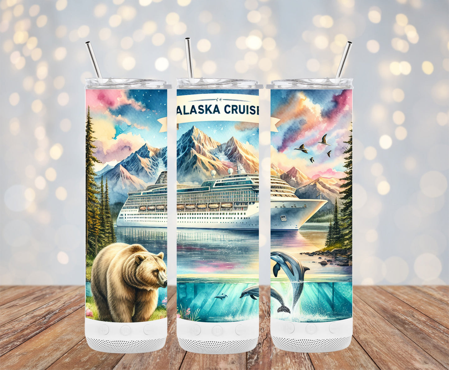 Alaska Cruise-Themed Insulated Tumbler cup product