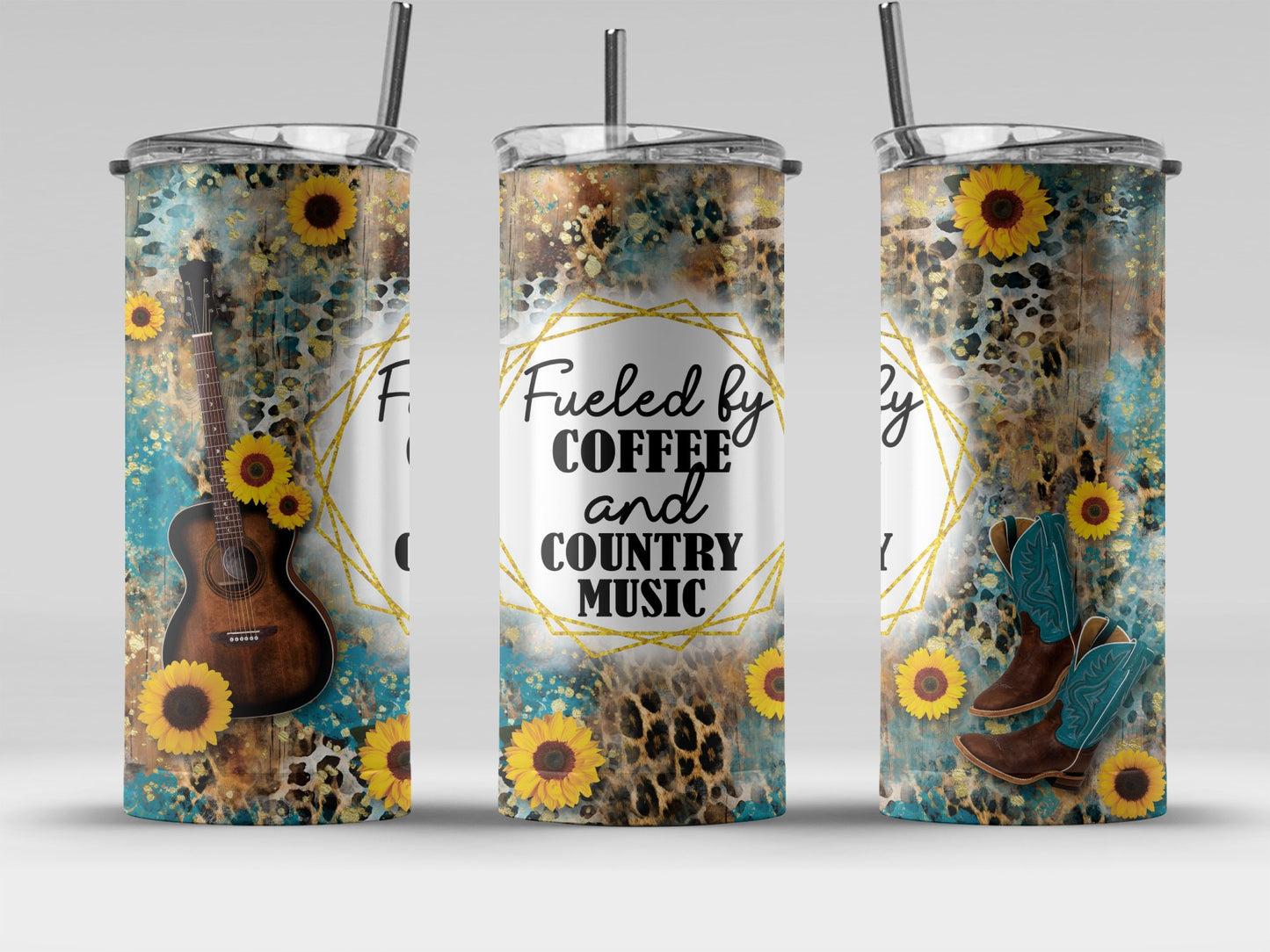 Fueled by Coffee and Country Music Tumbler product type