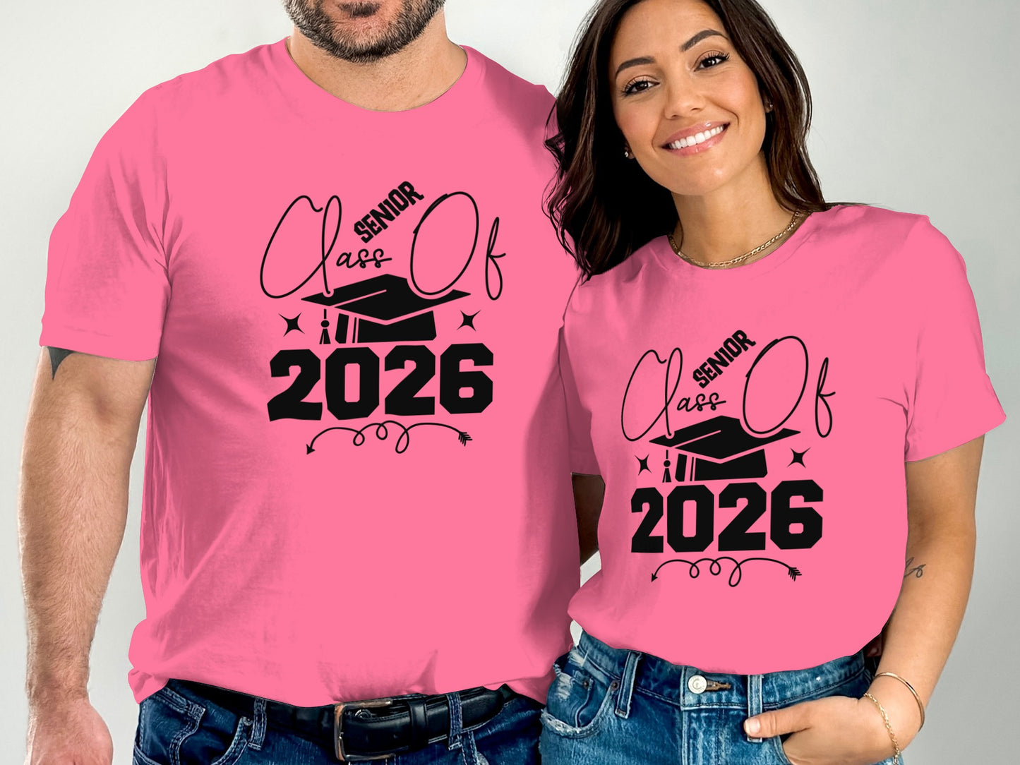 Senior Class of 2026 Pink Graphic Tee shirt product