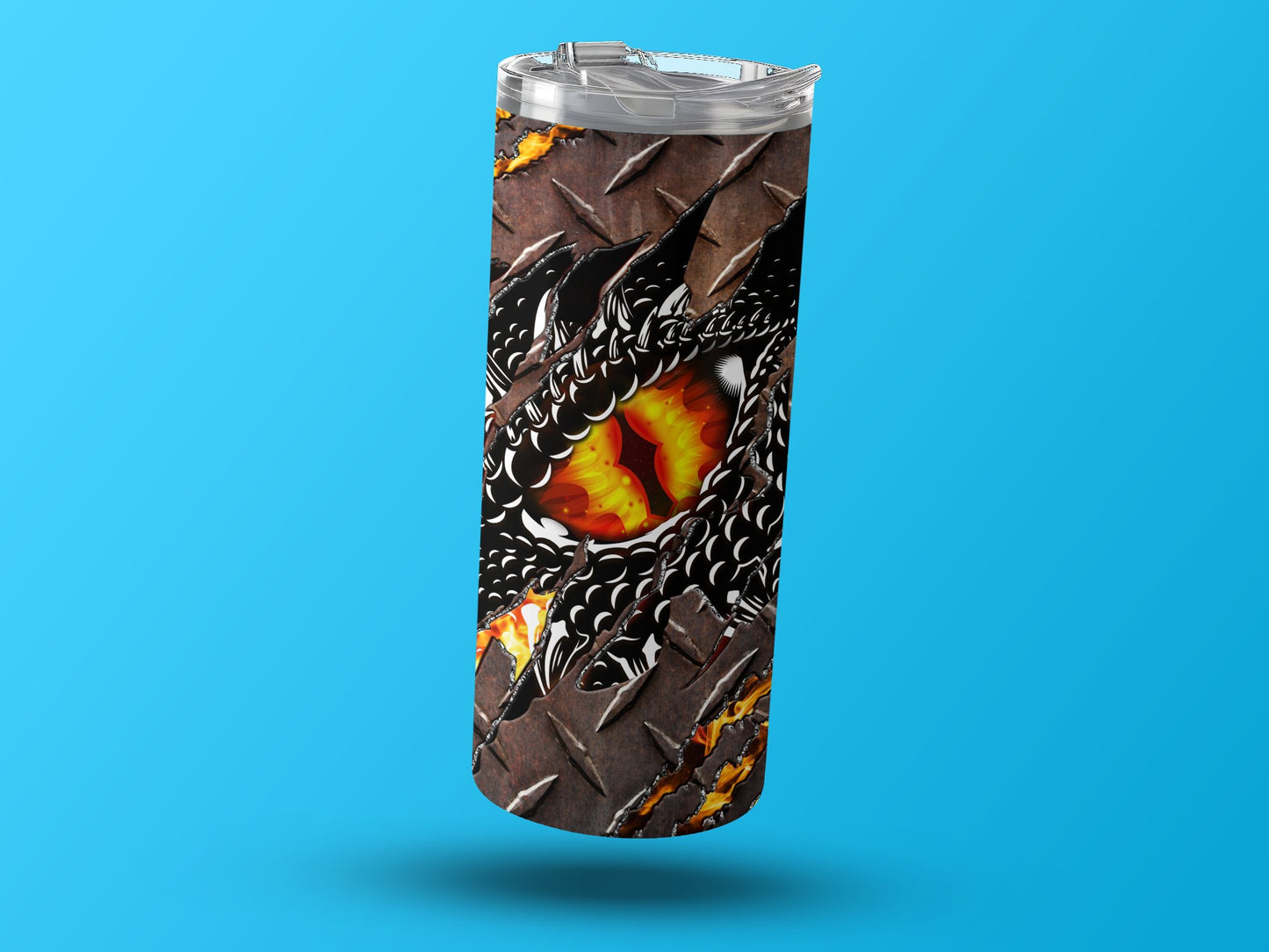 Fiery Dragon Eye Design Stainless Steel Tumbler product