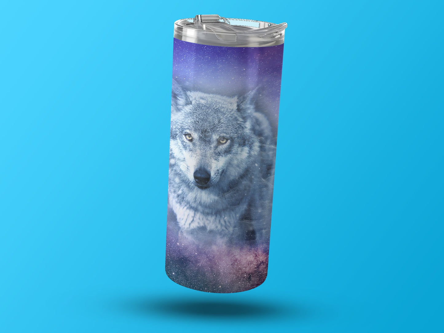 Wolf in a Starry Night Tumbler product type