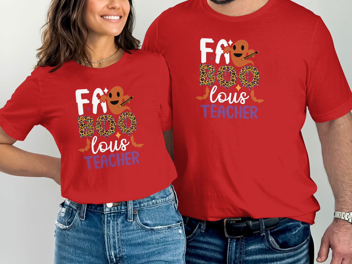 FOO LOVES Teacher Gingerbread Halloween T-Shirt product type