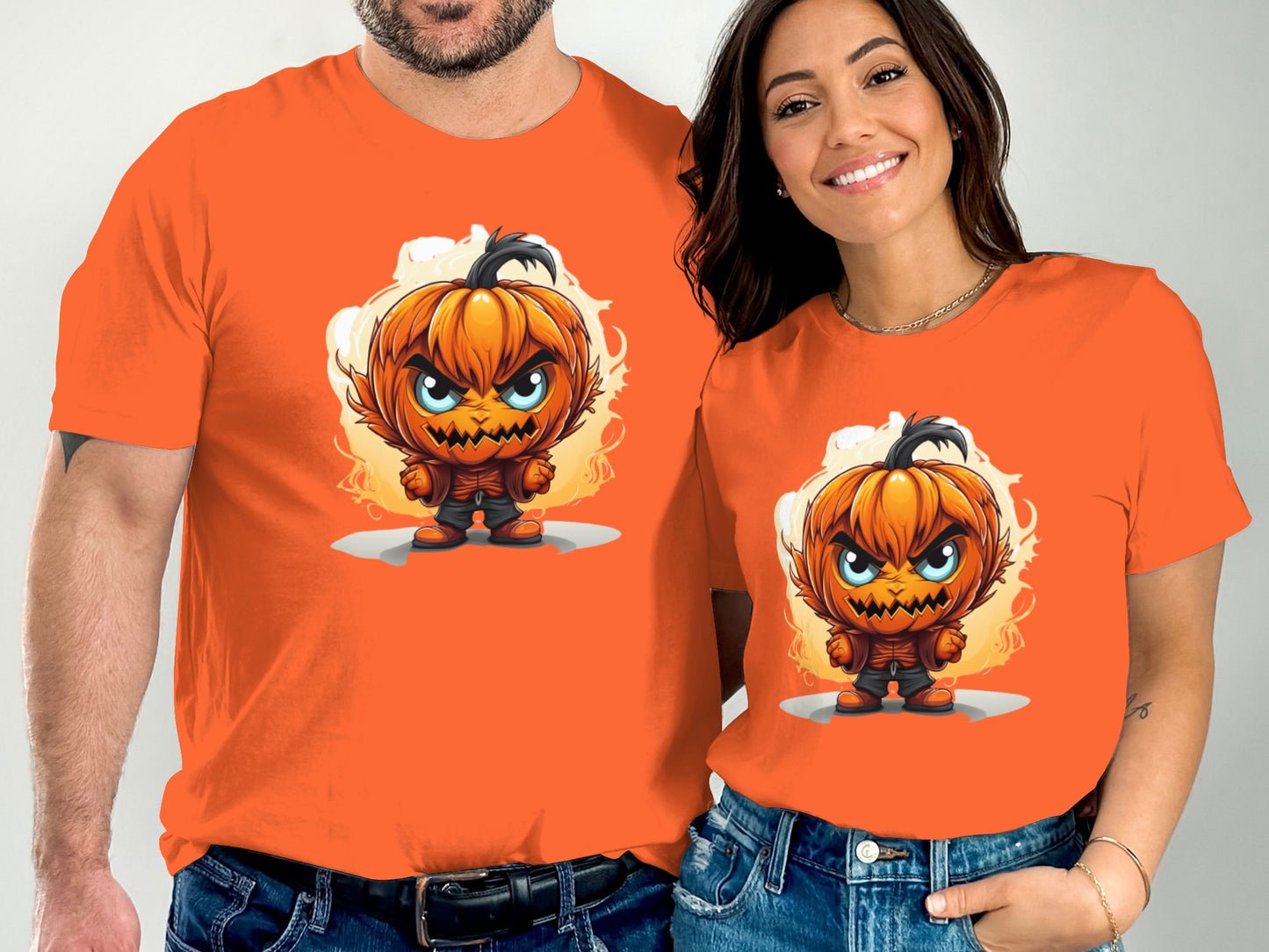 Spooky Pumpkin Themed Graphic T-Shirt product type
