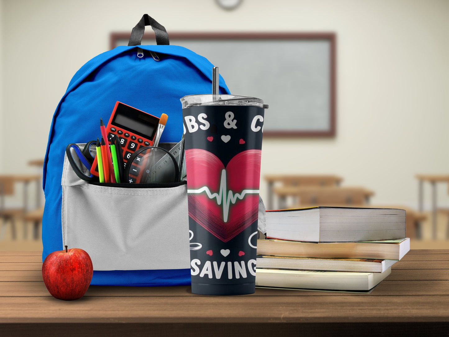 Educational Essentials Blue Backpack Product