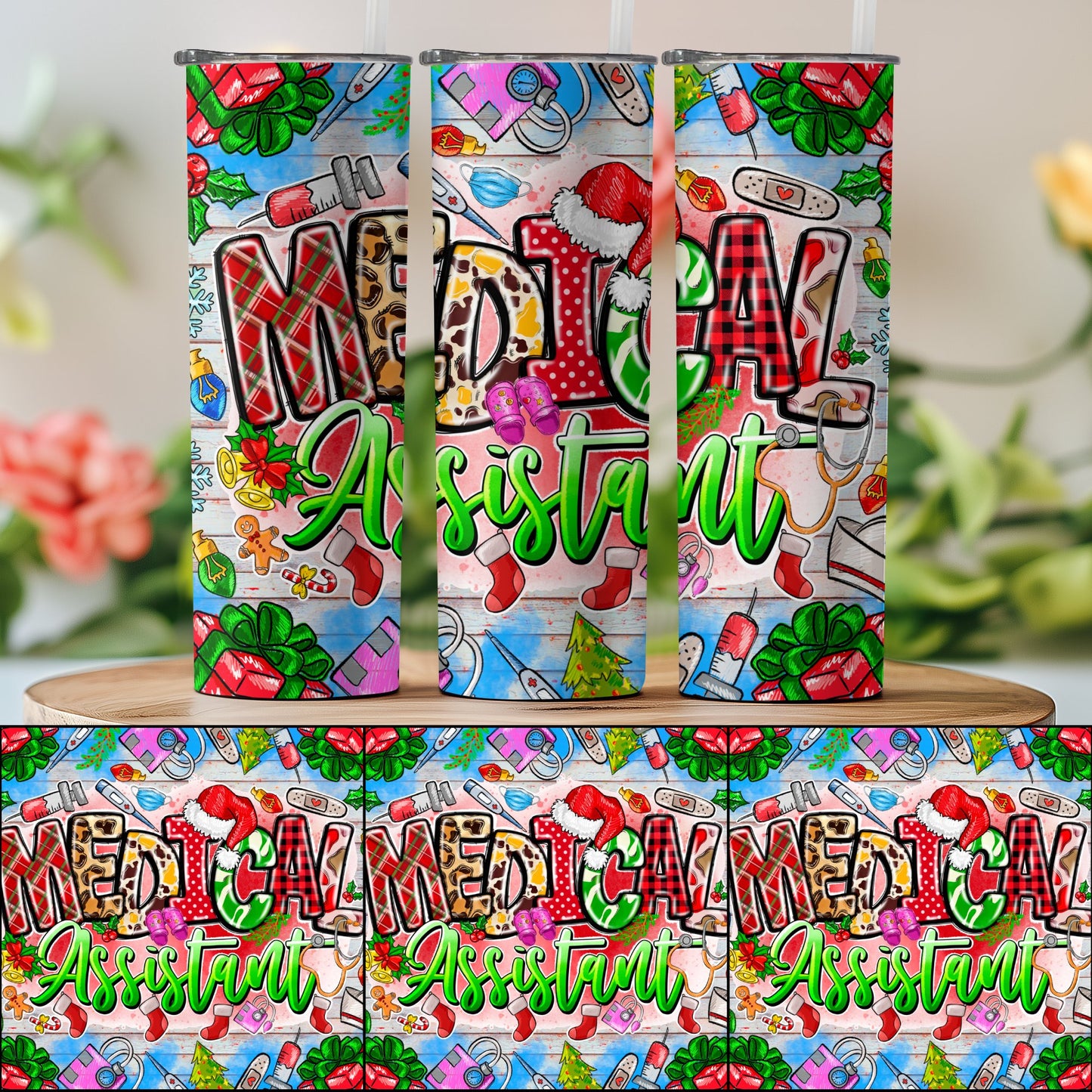 Medical Assistant Christmas Tumbler product type