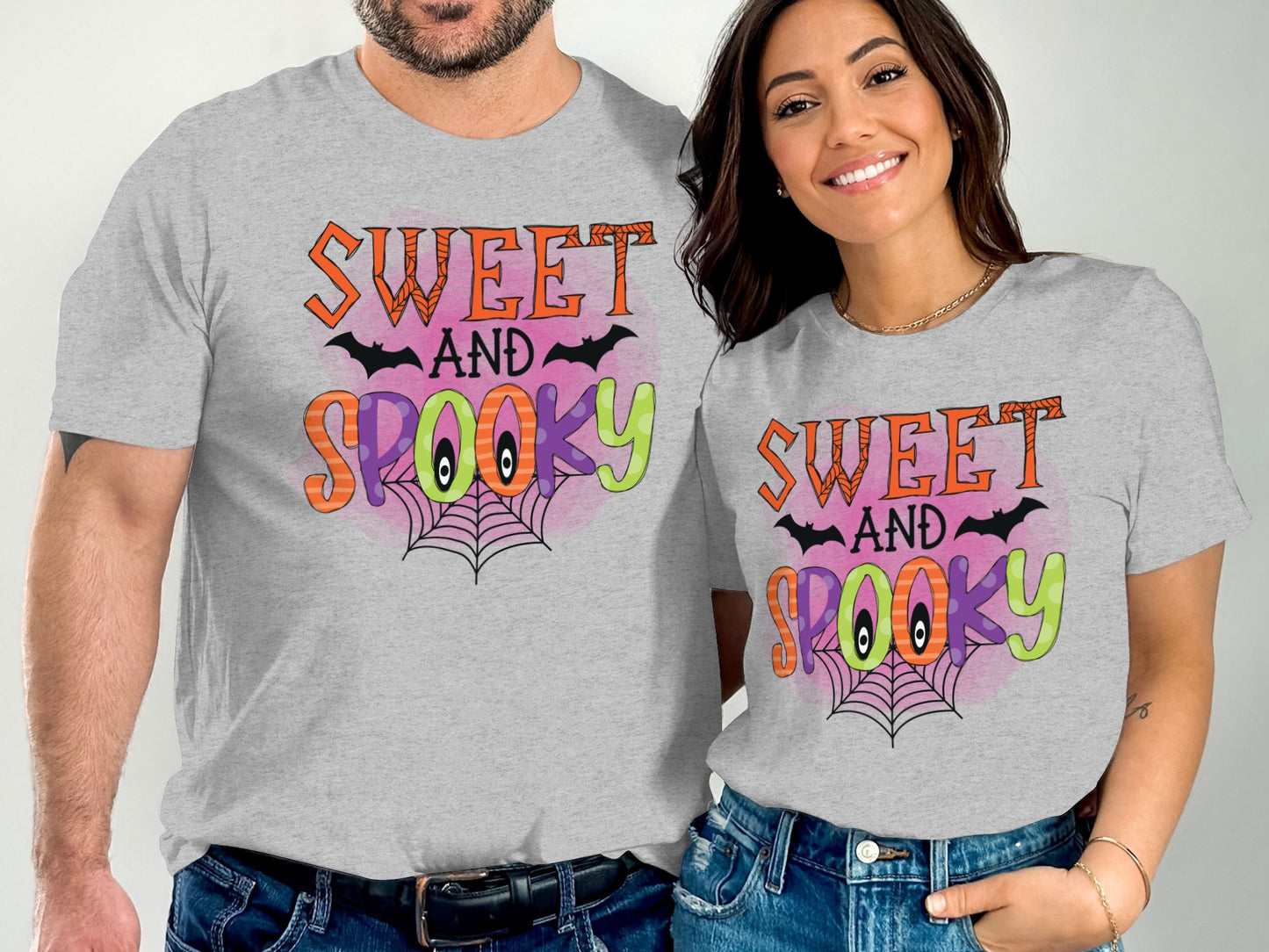 Sweet and Spooky Graphic Halloween T-shirt product type