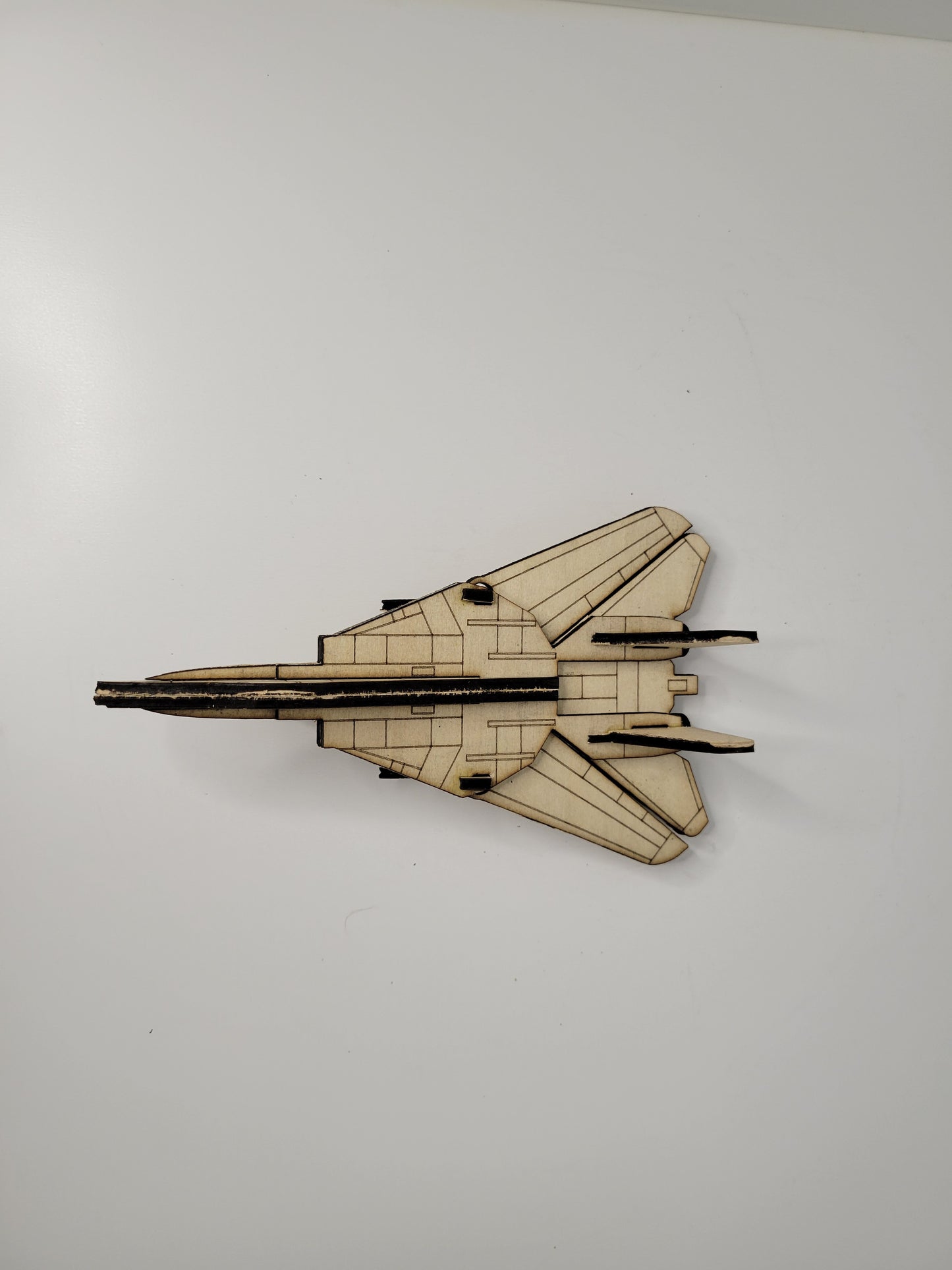 Detailed Wooden Aircraft Model for Enthusiasts