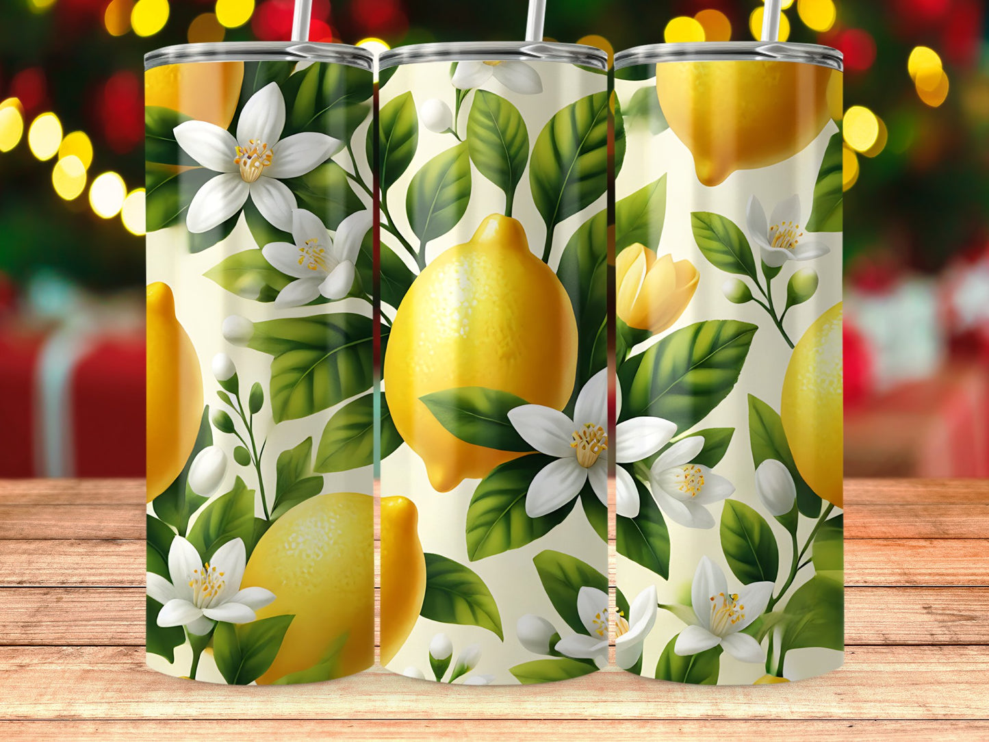 Citrus Blossom Design Insulated Tumbler product type