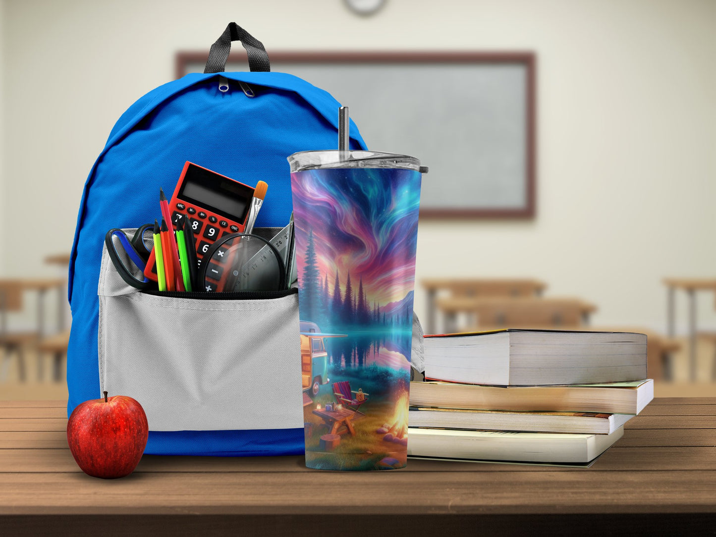Back to School Supplies with Backpack and Books product