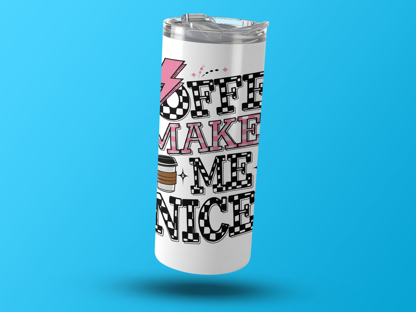 Coffee Makes Me Nice Travel Mug product