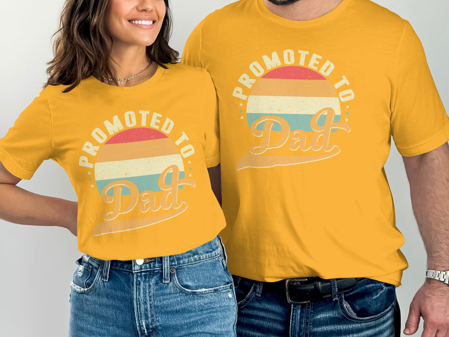Promoted to Dad Graphic Unisex T-Shirt product type