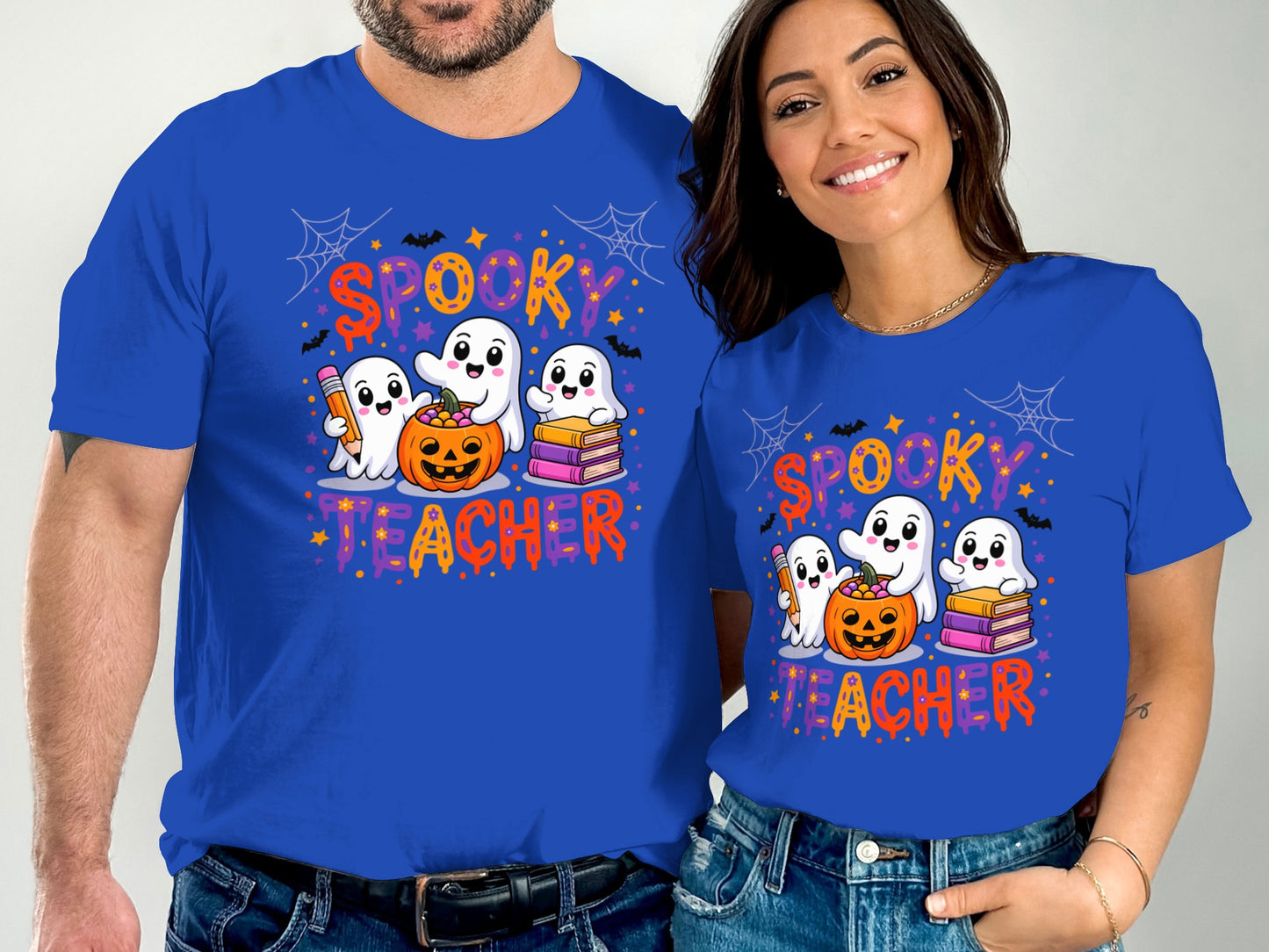 Spooky Teacher Halloween Ghosts Design Tshirt product
