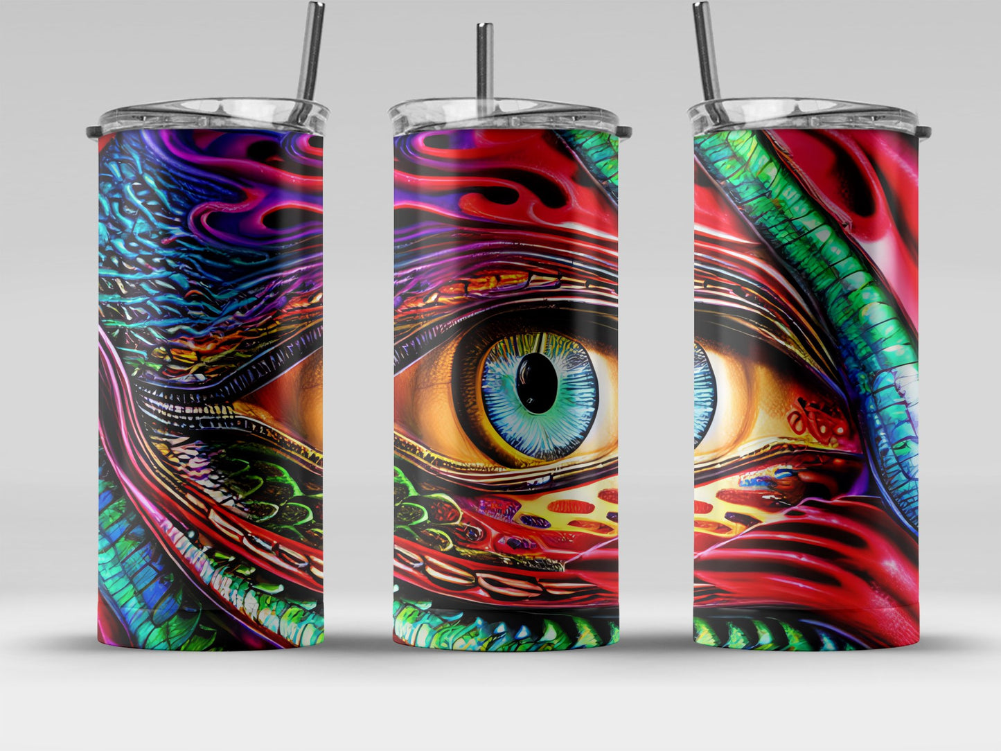 Vibrant Artistic Eye Design Insulated Tumbler product