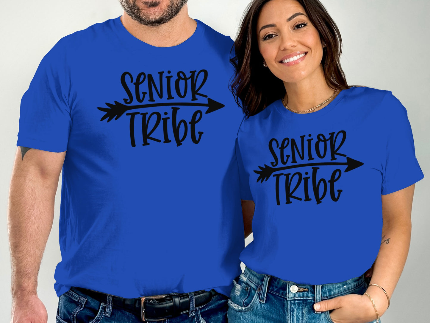 Senior Tribe Matching Couple T-Shirts product type