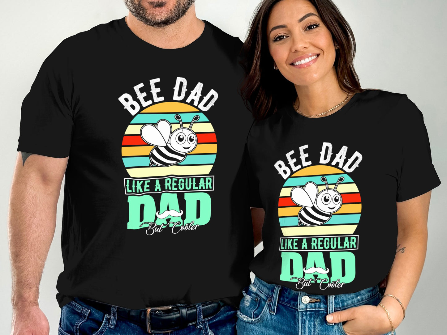 Bee Dad Like A Regular But Cooler Shirt product