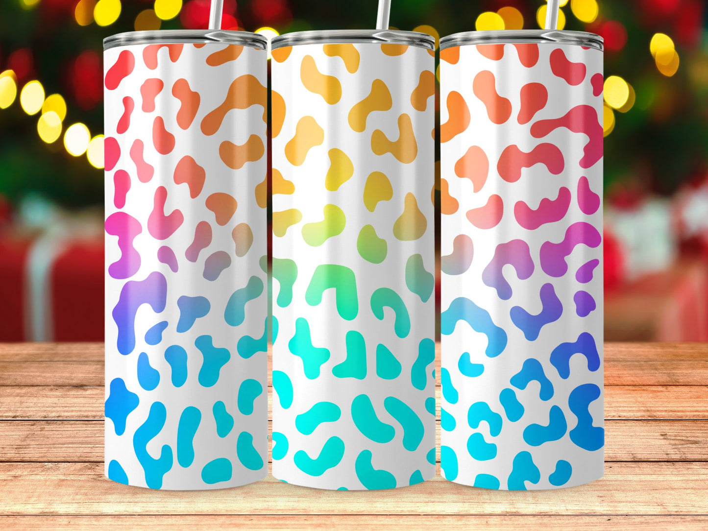 Colorful Leopard Print Tumbler for Unique Style product type