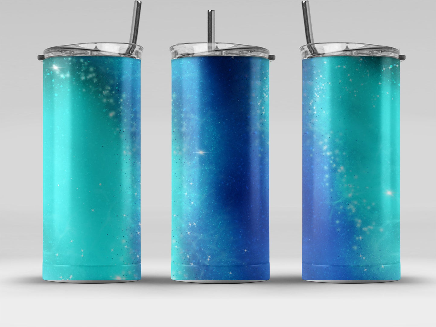 Sparkling Blue Ombre Insulated Drink Tumbler product type