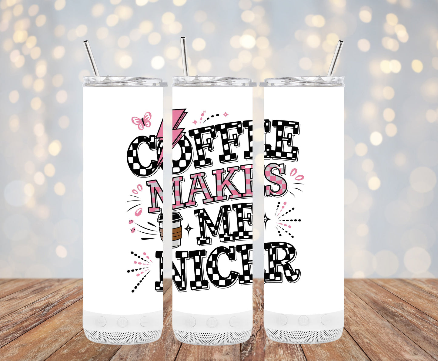 Coffee Makes Me Nicer Insulated Tumbler product