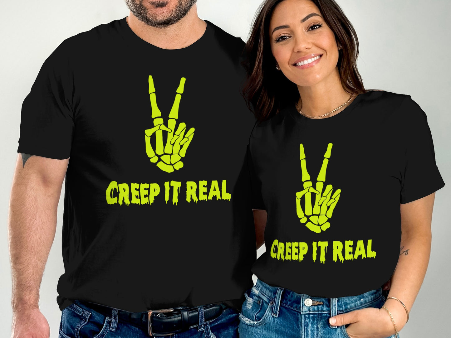 Creep It Real Skeleton Hand Halloween Themed product type