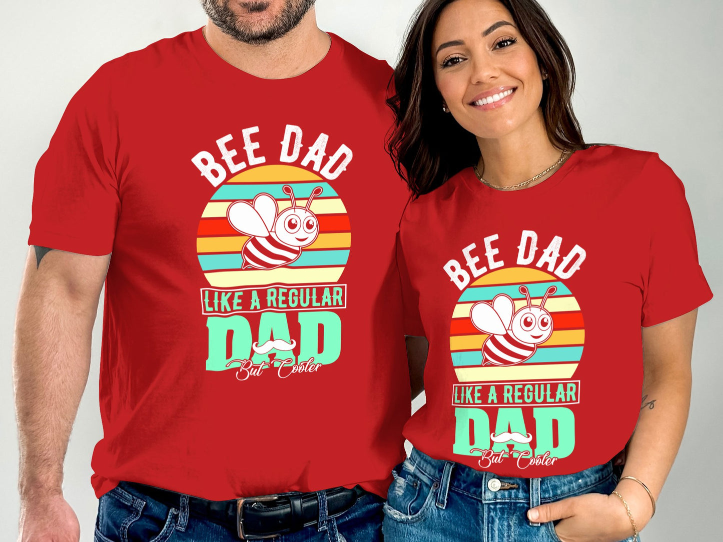 Bee Dad Like A Regular But Cooler Shirt product