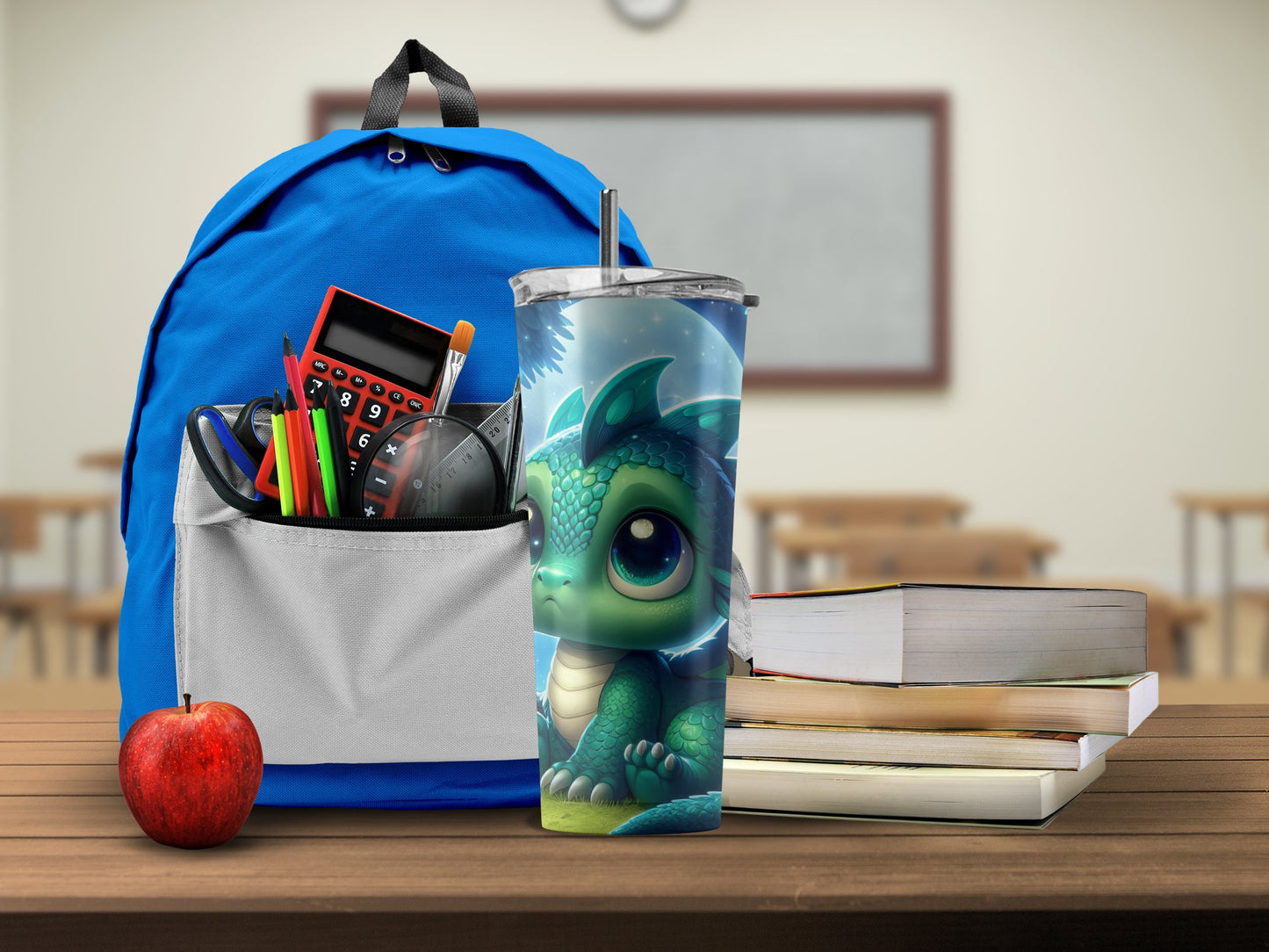 Cute Dragon Back to School Supplies Tumbler product