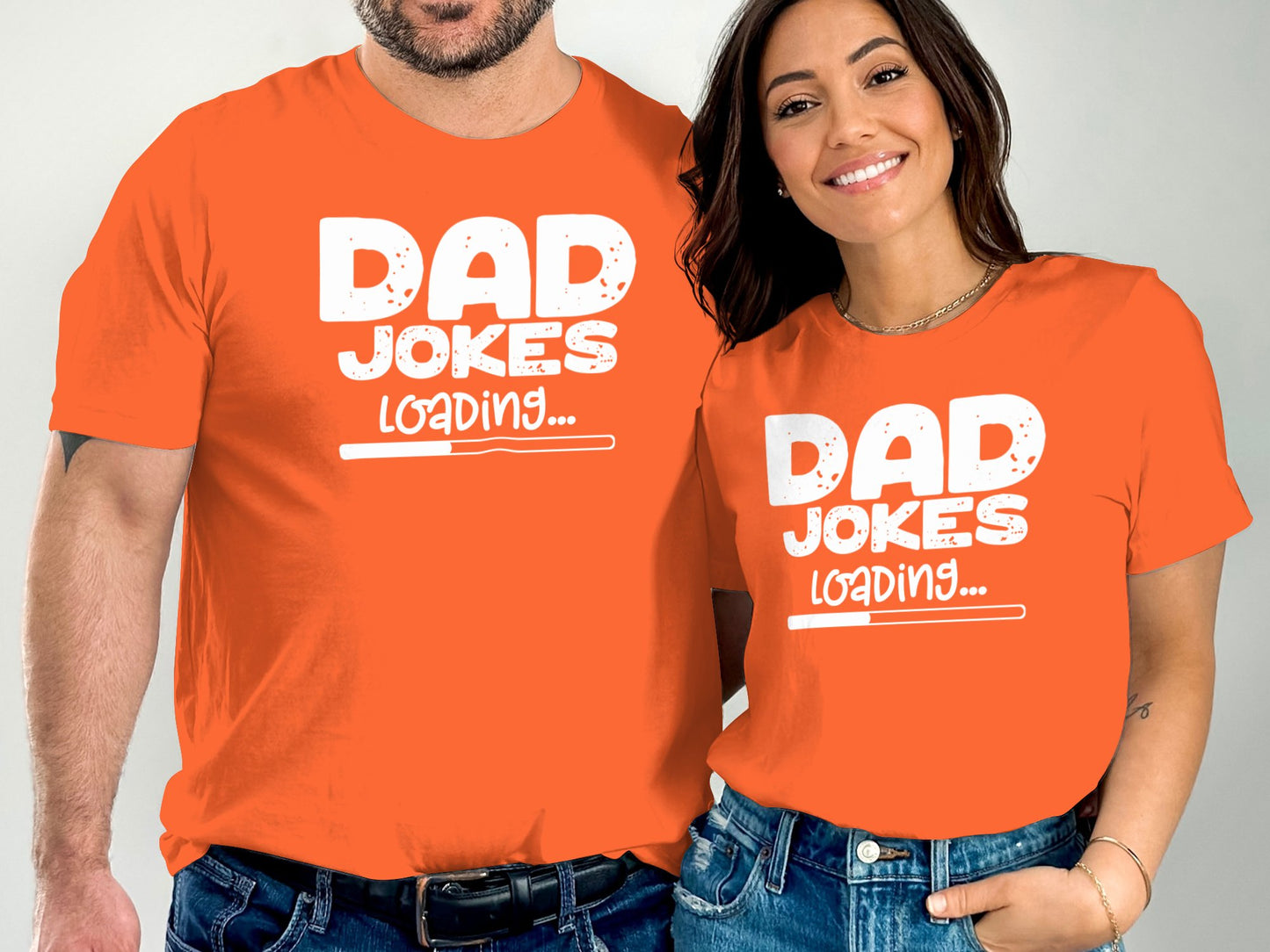 Dad Jokes Loading Matching Fun Graphic Tee product