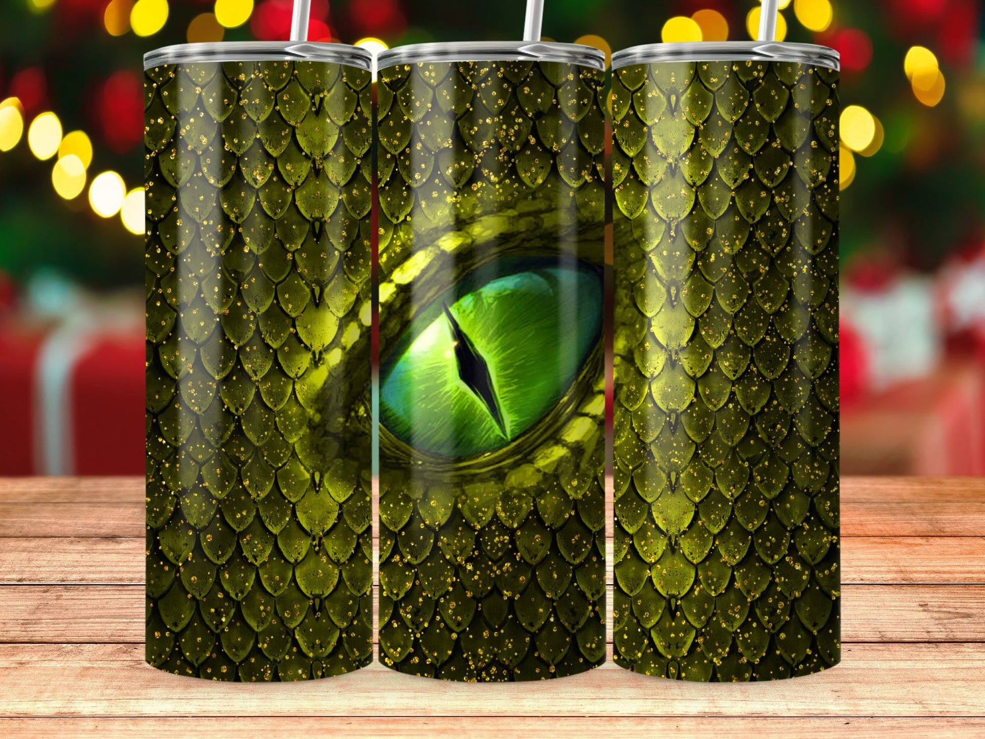 Dragon Scale Tumbler With Eye Stainless Steel Drinkware product