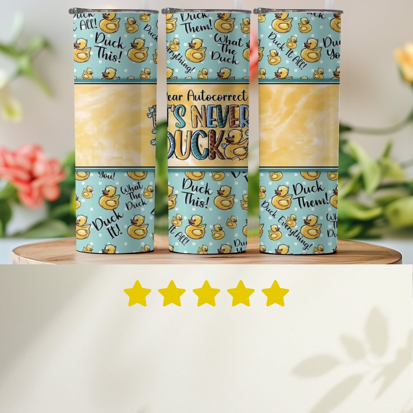 What the Duck Funny Autocorrect Insulated Tumbler product type