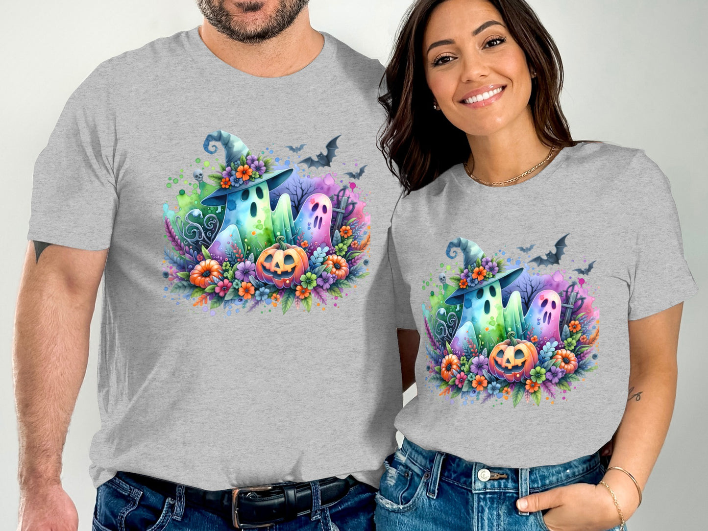Colorful Halloween Themed Graphic T-Shirt product