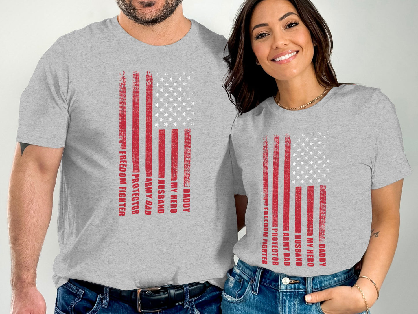 Patriotic Daddy Hero Husband Protector T-shirt product type