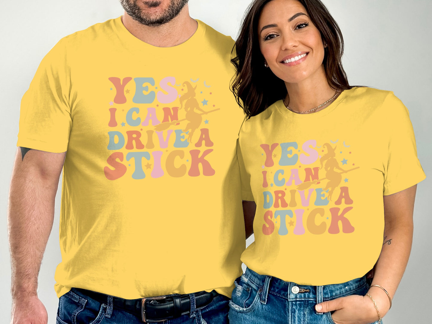 Yes I Can Drive A Stick Funny Halloween Shirt product type