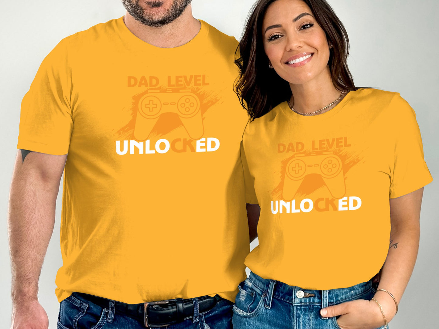 Dad Level Unlocked Graphic Unisex Shirt product