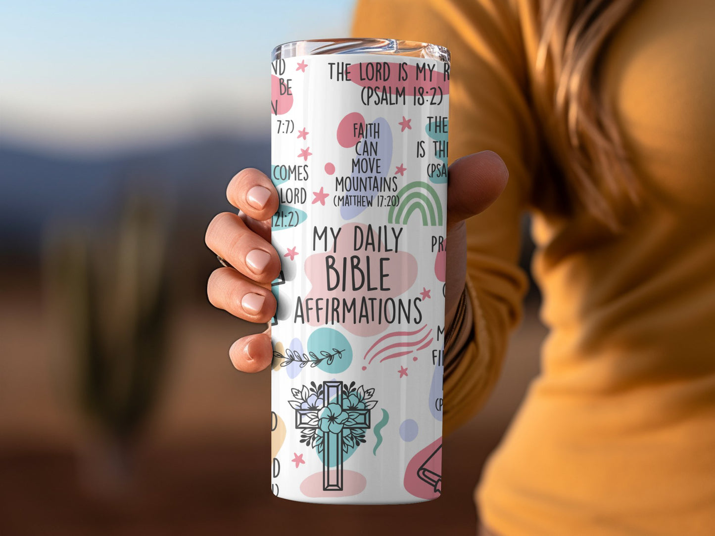 My Daily Bible Affirmations Tumbler product
